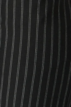 Outlet Workflow Stretch Straight Leg Pocket Pant In Black Pinstripe Bottoms|Pants