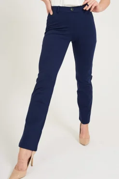 Online Workflow Stretch Yoga Pants in Navy Bottoms|Pants