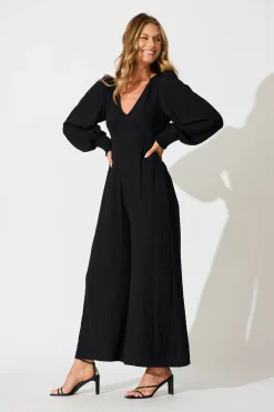 Online Yasmin Jumpsuit in Black Playsuits & Jumpsuits|Jumpsuits & Playsuits