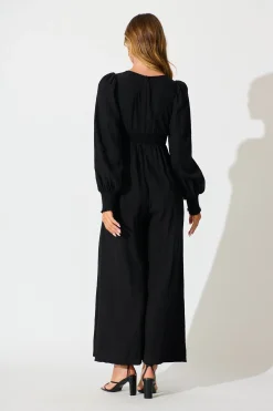 Online Yasmin Jumpsuit in Black Playsuits & Jumpsuits|Jumpsuits & Playsuits